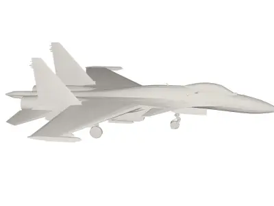 Military Plane concept 3D model by vlad25
