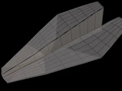 Paper plane 3D model order