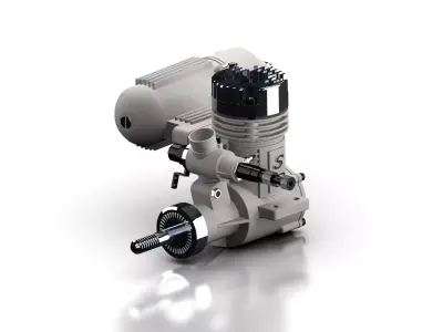 RC Engine Free 3D model