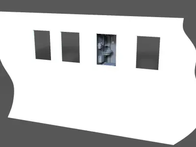 Workshop room for ship models 3D print model