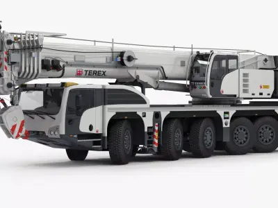 Terex Explorer 5500 All Terrain Crane 3D model