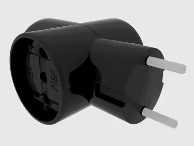 Splitter triple 3D model