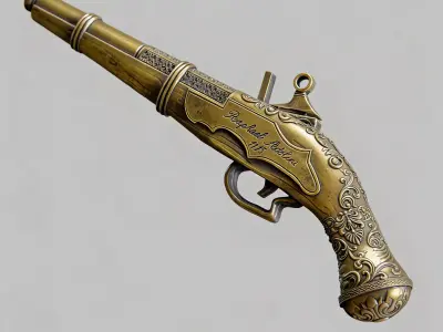  flintlock 3D print model
