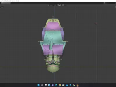 black pearl ship 3D model purchase