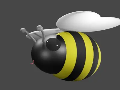 Cute Bee 3D model