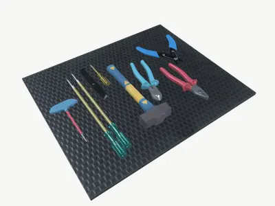 Hand tools 3D model