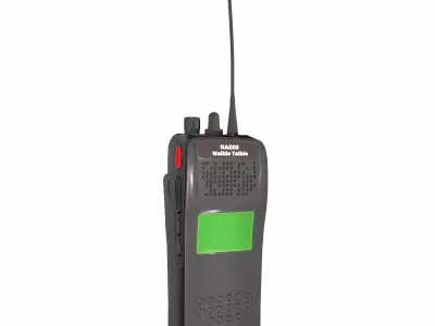 Walkie-Talkie Radio Low Poly Low-poly 3D model