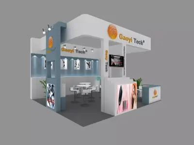 Exhibition - Area -6X6-3DMAX2009-45 3D model