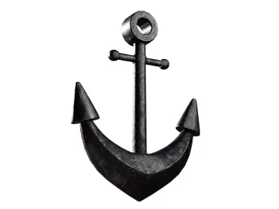 Anchor Low-poly 3D model purchase