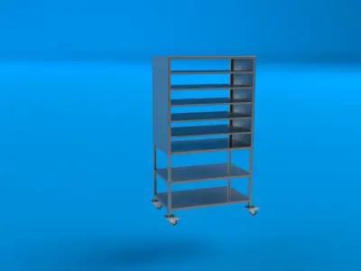 Stainless Steel Rack  3D model