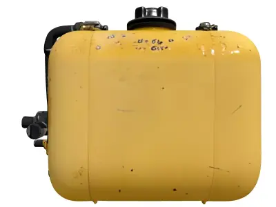 Worn Industrial Fuel Tank Asset Low-poly 3D model