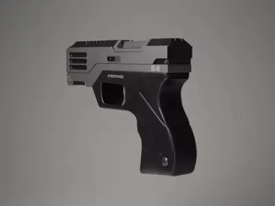 Sci-Fi pistol Low-poly 3D model buy