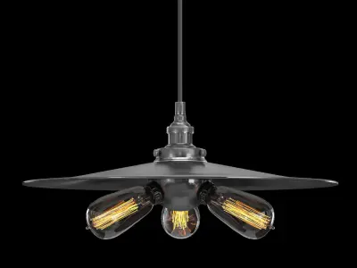 FACTORY FILAMENT METAL TRIPLE PENDANT 3D model