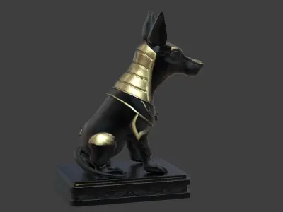 Anubis Statue 3D print model
