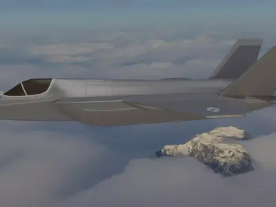 F35 5TH GEN FIGHTER 3D model