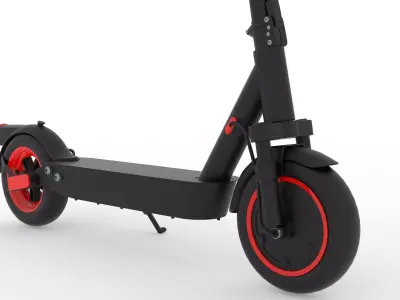scooter Low-poly 3D model order