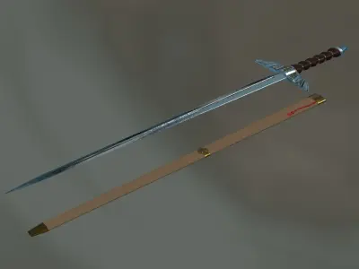 Sword - Swan Sword 3D model