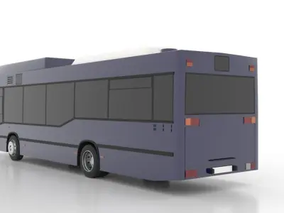 Mercedes-Benz O405NK CNG Low Low-poly 3D model