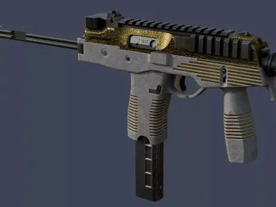 mp9 gun 3D model