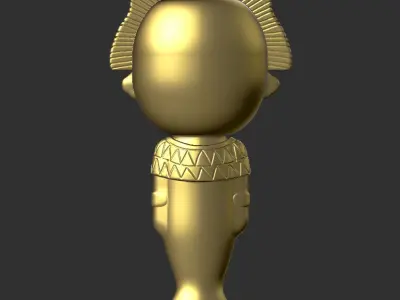 God Osiris high poly ready for 3d print 3D model