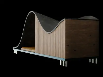 home for dog 3D model purchase