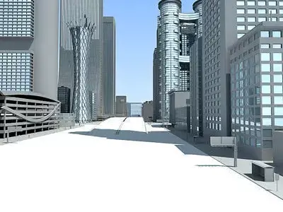 Main Street 3D model