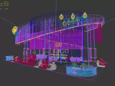 Exhibition - Area -6X12-3DMAX2009-021 3D model