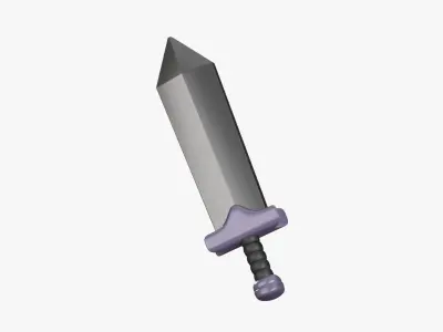 Sword 3D Illustration 3D model