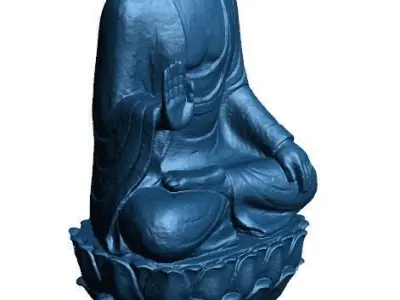 Buddha statue 3D print model