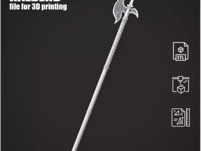 Halberd  RoZ 3D print model