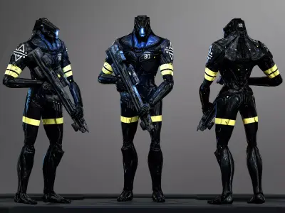 K-Tron  Low-poly 3D model