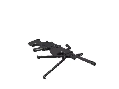 FN M249S weapon 3D print model