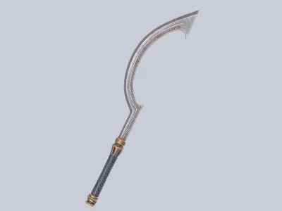 Anubis blade Low-poly 3D model