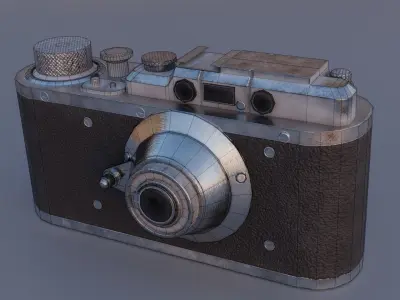 Camera vintage Free low-poly 3D model