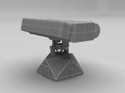 NAVAL SENSORS AND RADARS 3D model