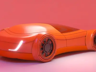 Future Car 27 3D model