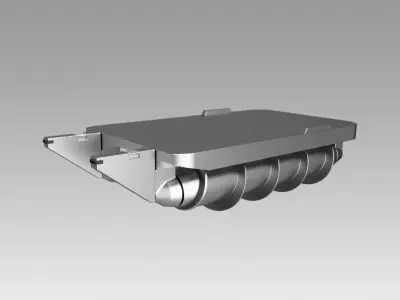Screw Track kit 3D model