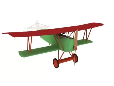 AIRCRAFT FOKERR7 3D model