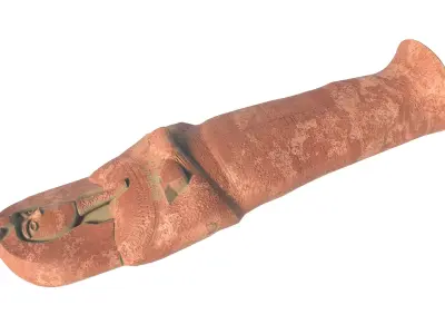 Akhenaten Low-poly 3D model