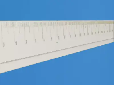 Linear gauge Free low-poly 3D model