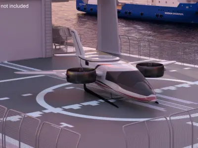 Next Gen Air Taxi for Print 3D model
