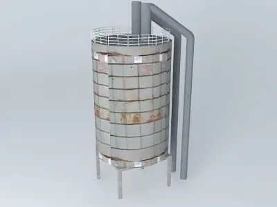Boiler large gornjoibarski  3D model