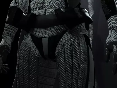 Moon Knight Low-poly 3D model