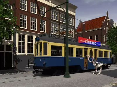 Boedapester or blue train 3D model