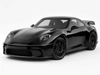  Porsche 911 GT3 Style Stealth Concept 3D model