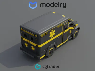 Ambulance 3D model buy