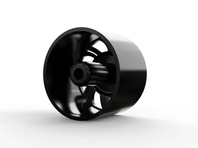 corleone front capone dually wheel 3D print model