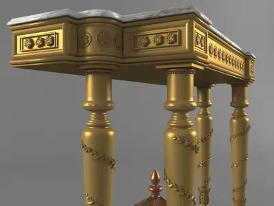 Classic Console 3D model