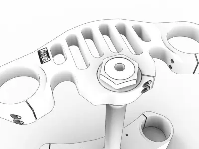 IMA CNC Triple Clamp 3D model