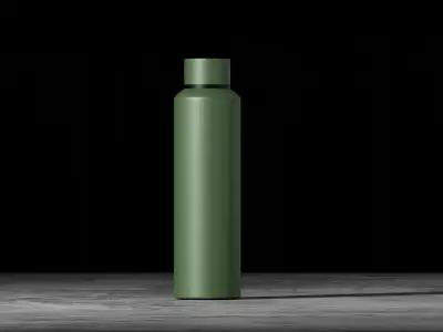 Minimalistic Water Bottle Free 3D model